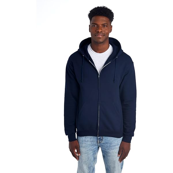 Fruit of the Loom Mens Zip Through Hooded Sweatshirt Hoodie Fruit of the Loom Mens Zip Through Hooded Sweatshirt Hoodie